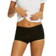 Person wearing black underwear and a white shirt on a white background