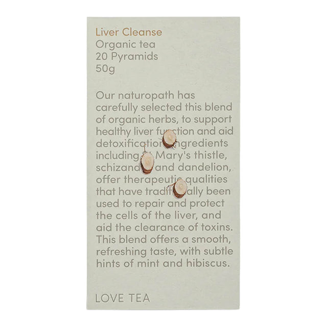 Lovery Tea Love Tea Certified Organic Tea | Nourished Life AU