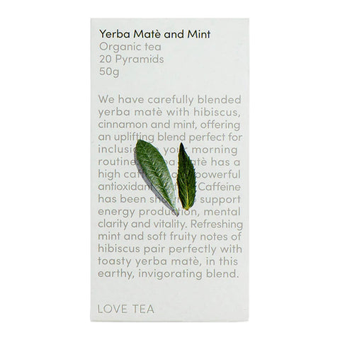 Yerba Maté & Mint Pyramid Tea Bags