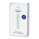 Box of Lovehoney Health rechargeable silicone mini massager on a white background.