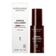 Mádara Organic Skincare Derma Collagen Peptide Serum shown with its white outer box and the dark brown bottle on a plain white background.