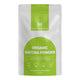 Bag of Matcha Maiden organic matcha powder on a white background