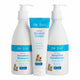 Dr. Zoo pet care products including shampoo, scratch cream, and conditioner on a white background