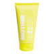 Yellow tube of Mother SPF sunscreen with SPF 50 on a white background.