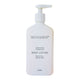 425ml white pump bottle of Mud Organics Body Lotion. Enriched with Vitamin C & E. Best for dry + sensitive skin.