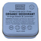 50g Noosa Basics organic deodorant cream tin with orange sweet & lavender flavour. Blue tin on a white background. 