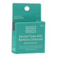 Teal box of Noosa Basics dental floss with bamboo charcoal on a white background