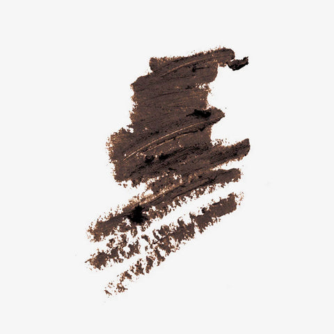 Brown eye pencil swatch on a white background.