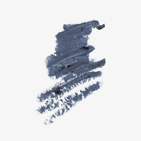 Blue eye pencil swatch on a white background.