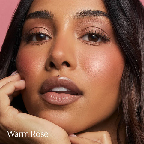 Model wearing Warm Rose.