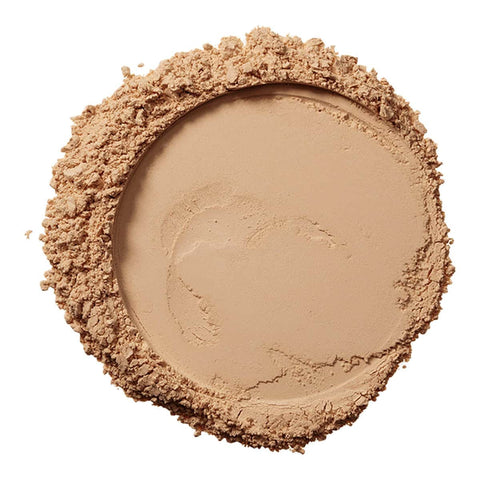 Swatch of mineral cover powder - medium shade. 