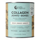 225g container Nutra Organics Collagen Joints + Bones, unflavoured collagen, calcium, and vitamin D powder to support mobility and healthy bones.