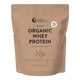 Brown package of Nutra Organics Organic Whey Protein - Chocolate 750g on a white background.