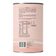 Pink Nutra Organics Protein Water - Berry Bliss 450g protein powder container with text and nutrition information.