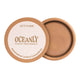 Oceanly plastic free eyeshadow - happy hour shade with light golden tones on a white background.