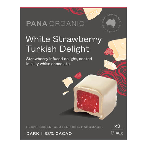 White Strawberry Turkish Delight - Twin Pack