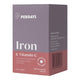Front & side of carton of Perdays Iron & Vitamin C. 30 film-coated tabs. 