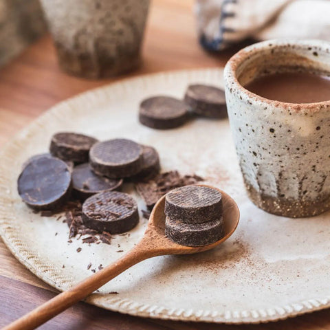 Ceremonial Cacao Paste Raw Buttons