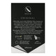 Back of Qsilica supplement packaging with brand information on a white background.