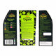 Three views of a 'Radico Colour Me Organic' product packaging on a white background.