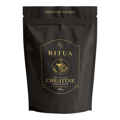 Front packaging of Ritua Creatine -Strength For Him 300g. 