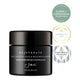 A black jar of Sodashi Rejuvenating Face & Neck Moisturiser on a white background, accompanied by three award badges on the right.