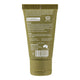 Back view of a green sunscreen tube with text and branding on a white background