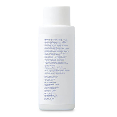 Label of Manuka Kiss showing ingredients and ingredients.