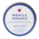 Tin of Miracle Manuka Creme by Sven's Island on a white background. Soothes and hydrates dry, sensitive skin with a cream containing Manuka and Kanuka. Made in NZ.