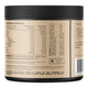 Back label of a supplement container with nutritional information and ingredients.