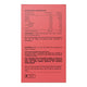 Creatine monohydrate, back of sachet box with nutritional information and usage instructions.