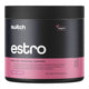 Supplement container labeled 'estro' for healthy hormone support by switch nutrition on a white background.