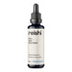 Bottle of Reishi mushroom liquid extract with dropper on a white background. Calm, sleep, stress relief. Double strength.