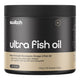 Container of Switch Nutrition Ultra Fish Oil 120 softgel capsules on a white background.