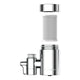 EcoPro SMR Tap Water Filter shown with lid off in exploded view with refillable filter section displayed.