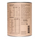 Back of body collagen container with nutrition information. Made with organic ingredients. 