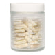 Jar of The Beauty Chef Hair Biotic 60 capsules with nutritional information.