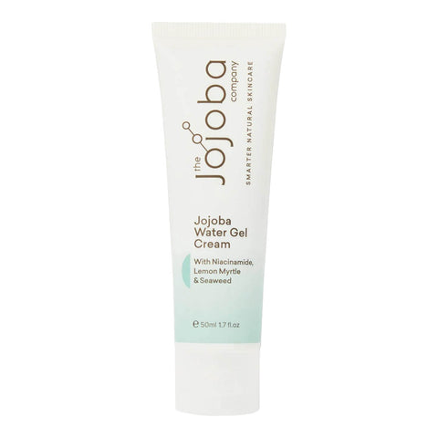 Jojoba Water Gel Cream tube on a white background