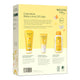 Back of Weleda Calendula Baby Love Gift Set packaging showing items included in the set as well as a blurb about each product.
