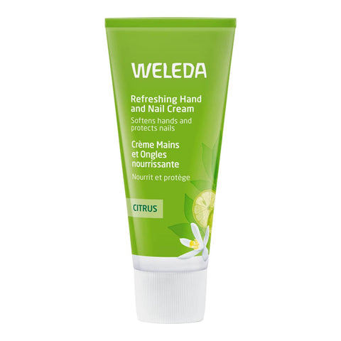 Weleda Citrus Hand and Nail Cream in a 50ml tube. 