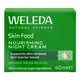 A green rectangular box of Weleda Natural Science Skin Food Nourishing Night Cream, 40ml, on a plain white background.