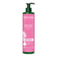 Weleda smoothing body lotion bottle on a white background. Wild rose fragrance.