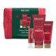 Weleda Very Cherry Gift Set - trio of products in front of the fabric cosmetic case.