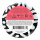 Back of Woohoo All Natural Deodorant Paste Tin - Urban with ingredients & usage instructions.