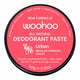 Woohoo All Natural Deodorant Paste Tin - Urban. A subtle, sophisticated floral & citrus scent.