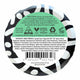 Back of Woohoo All Natural Deodorant Paste Tin - Wild. Ingredients & usage instructions.