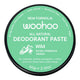 Woohoo All Natural Deodorant Paste - Wild. An untamed, lasting eucalyptus + citrus scent.