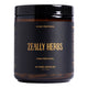 Zeally Herbs Para Protocol 60 hard capsules in a glass jar with black and gold label.